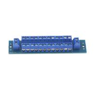 PCB Screw Terminal Distribution Board, 2 Input 2x13 Output KF301 5.0mm Terminal Adapter for Circuit Debugging and Worktable Wiring Lab Experiment Repair Troubleshooting Wire Splitter Adapter Circuit