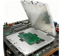PCB Stencil Printer, Manual 120x120mm Screen Printing Station, Adjustable Thickness 0.1-2.5mm, Aluminum Alloy Frame for SMT Solder Paste Printing, PCB Assembly
