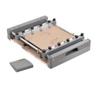 PCB Stencil Printer, Manual SMT Steel Mesh Screen Printing Station for Small Batch Production, Adjustable Alignment, 150mm x 150mm for Makerspace and Lab Use
