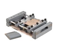 PCB Stencil Printer, Manual SMT Steel Mesh Screen Printing Station for Small Batch Production, Adjustable Alignment, 150mm x 150mm for Makerspace and Lab Use