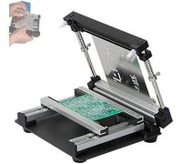 PCB Stencil Printer - Small Screen Printing Station, Steel Mesh Solder Paste Table, Adjustable Aluminum Alloy Body, High Precision for PCB Assembly