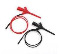 PCB Test Hook Clip for SMD IC Testing - Multimeter Probe Adapter with 2mm Banana Socket - Fire Retardant Nylon Body - 2 Inch Length