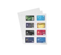 PCCB MINGT 10Pcs Standard 9-Hole Transparent Single-Sided Album Inner Sheets Stamp Banknote Collection Album Inserts Pages For Coin Collecting And Supplies (8 Pockets)