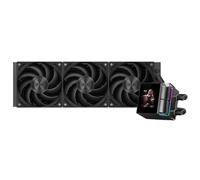 PCCOOLER AIO CPU Cooler Liquid Cooler - 3 Pack F5 R120 Case Fans - 2.4 Inch IPS LCD Screen 360mm Liquid Cooler Compatible with AM4 AM5 Intel LGA 1700/1851/115X CPS Water Cooling(DS360 Display BK)