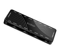 PCCOOLER ARGB Fan Hub, PWM Addressable 5V 3Pin & 12V 4Pin PWM 2-in-1 RGB Case Fan Controller with Hidden Magnetic Base and SATA Power 16 Port, Support 8 Computer CPU Fans Splitter RGB Hub Black