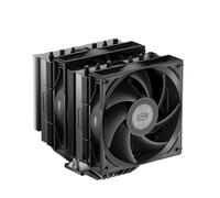 PCCOOLER RT720 BK CPU Dual-Tower Air Cooler, 7×6mm Heatpipes, 120mm Hydraulic PWM Fan, Anti-Deformation Bracket, Wavy Fin Stack, Copper Reflow Base, for Intel LGA1851/1700 & AMD AM5