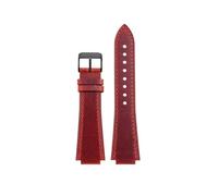 PCCWBCPJC 16mm Vintage Watchband Compatible With Casio DW5600 DW-5600 GW-M5610 GW-B5600 Retro Leather Watch Band Modification Bracelet Accessories(Red-black)