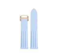 PCCWBCPJC 19mm FKM Watch Band Compatible With Cartier Roadster W6206018 Watch Quick Releae Fluoro Rubber Watch Strap(Sky Blue-Buckle 3)