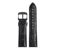 PCCWBCPJC Compatible With Casio MTP1375 MTP1374 MTP1183 MTP1303 1370 MDV106 MDV-106 MDV107 Swordfish Strap Cowhide Leather Men's Watchband(Black-black A,20mm-width)