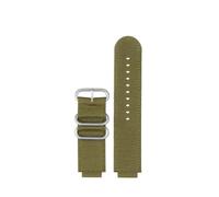 PCCWBCPJC Modified Outdoor Nylon Watch Strap Compatible With Casio DW-H5600 DWH5600 Series 40th Anniversary Waterproof Bracelet Watch Bracelet(Army green-silver)