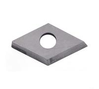 PCD Carbide Turning Inserts, 6.2 x 2.3 mm, DCGT070202/DCGT11T304, High-Wear-Resistant for Aluminum Machining, Non-Ferrous Metal Finishing, CNC Lathe Use(DCGT070202)