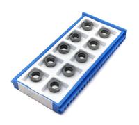 PCD CBN RPMT 1003 10T3 RPGT 1003 RPMW 1003 CNC Face Milling Cutter Inserts Diamond Cubic Boron Carbide Turning Tool(10PCS-PRMT 1003 PCD)