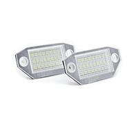 Pcdsech For Mondeo MKIII 4/5-Door 2000 2001 2002 2003 2004 2005 2006 2007 2Pcs White LED License Number Plate Light 1S7113550AD