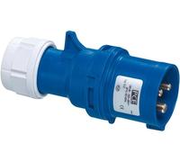 Pce - 013-6 - 16a 230v 3p Cee Industrial Plug, Ip44, Blue