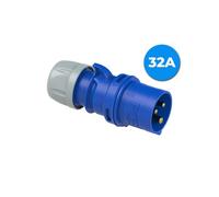 023-6 Connector: For AC Power Supply Male Plug 32A PCE