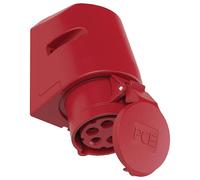 PCE 125-6R Wall Socket 32A 5-Pin 400V Robust Industrial Grade