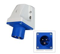 PCE 16A 230V 2P+E Wall Mount Inlet (513-6)