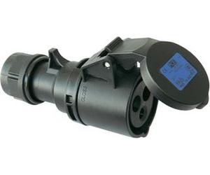 PCE 223-6X 32A 230V 3P ALL BLACK CONNECTOR