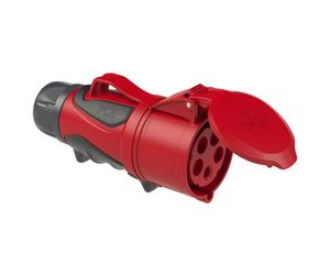 PCE 2253-6 CEE Connector 32A 5-Pin 400V Brass Contacts Plastic Housing