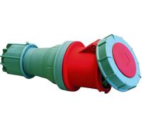 Pce - 235-6 - 63a 400v 5p Cee Industrial Socket, Ip67, Red
