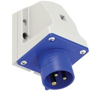 PCE 513-6 CEE CARA Wall Plug 16A 3-Pin 230V Top/Bottom/Rear Entry