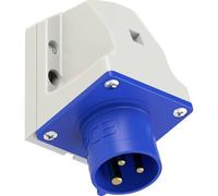 PCE 16A 230V 2P+E Wall Mount Inlet (513-6)