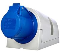 PCE Caravan CEE Wall Socket 16 A, 3 Pin, Surface-Mounted, IP 44