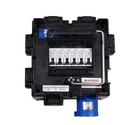 PCE IMST Distribution Box 32A 240V In, 6 x 13A, 6 x DP 10A RCBO