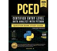 PCED - Certified Entry-Level Data Analyst With Python , Question Bank Study Guide