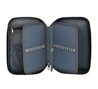 PceGan Large Pencil Case with Multiple Compartments, Pencil Case with 72 Slots for School and Travel, Large Pencil Case with Sturdy Handle, School Supplies Organiser for Schools and Offices (Black)