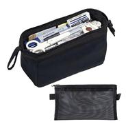 PceGan Pencil Case, Large Pencil Case and Transparent Pencil Case, Ideal for School, Office and Travel, Pencil Case for Girls and Boys