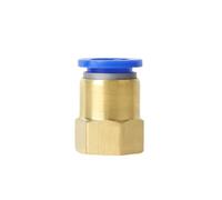 PCF Air Pipe Fitting 4 6 8 10 12mm Hose Tube 1/8 3/8 1/2 1/4 Female Thread Brass Pneumatic Connector Quick Joint 1Pcs(PCF12-01)