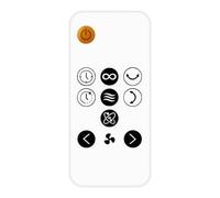 PCF-SDC18T Replacement Remote fit for IRIS OHYAMA Fan PCF-SDC18T, White