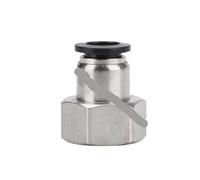 PCF12-01, -02, -03, -04, Pneumatic Components, Internal Thread Straight-Through Connector,50pcs(PCF12-04 50pcs)