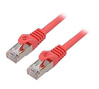 PCF6-20CC-0025-R Patch cord F/UTP 6 Line CCA PVC Red 025m 26AWG Cores: 8 LANBER