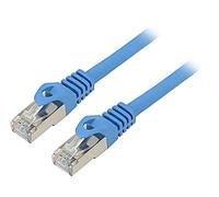 PCF6A-10CC-1000-B patch cord S/FTP 6a line CCA LSZH blue 10m 26AWG cores: 8 LANB
