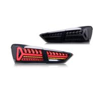 PCGNYSF Car taillights Compatible With Chevrolet For Malibu 2019-2025 Car TailLights Sequential Blinker Start-up Animation Black Rear Lamps Assembly