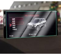 PCGNYSF Compatible With Q7 4M 2016 2017 2018 2019 Car GPS Navigation Tempered Glass Screen Protector Protective Film Interior Refit Accessories GPS Navigation Screen Guard(185 x110)