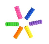 Pchnfei 10 Pcs Multi Colour Soft Foam Pencil Grips, Pen Grippers for Painting Pens Drill Pen, Pencil Cushion for Drawing Writing Adults Arthritis Drawing Media Art Supplies
