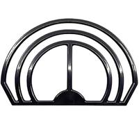 Pchnfei 1Pc Black Modern Hat Brim Bender, Shaper for Baseball Caps Plastic Dual Slots Design Perfect Curving Band,Practical Convenient,Brim Bender,Brim Shaper