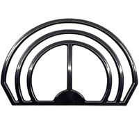 Pchnfei 1Pc Black Modern Hat Brim Bender, Shaper for Baseball Caps Plastic Dual Slots Design Perfect Curving Band,Practical Convenient,Brim Bender,Brim Shaper