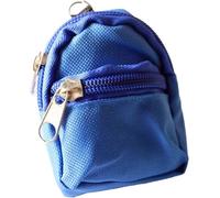 Pchnfei 1Pc Blue Mini Doll Backpack School Bag Model Dollhouse School Accessory for 1/6 Scale Dollhouse Décor,Simulation Mini School Bag Model,Accessories