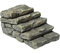 Pchnfei 1Pc Miniature Resin Bridge Straight Stairs Stone Steps Garden Fairy Ornament Flower Pot Plant Micro Landscaping Decor Bonsai Craft Outdoor Decor Statues