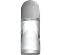 Pchnfei 50ML Glass Empty Roller Bottles with Plastic Roller Ball, Deodorant Roll On Bottles Containers Leak Proof Massage Roller Ball Bottle with Cap for Essential Oil Perfume Cosmetics (White)