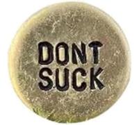 Pchnfei Funny Golf Ball Marker, Dont Suck,Humor Novelty Golf Ball Markers with Funny Words,Golf Ball Marker Hat Clip,Golf Gag Gifts for Men or Women Golfers Golf Lovers, Golf Ball Markers