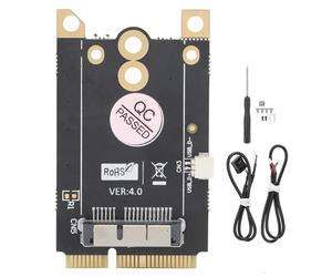 PCI-A A BCM94630 Converter Adapter Card for 7/8/8.1, Plug and Play For/BCM94360cd, A Controller Is Not Required Safely, 12+6 Pins Network Adapter for Operating Systems