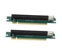 Pci-e 2pcs Slot Graphics Card 16x Degree Adapter Extension 90 | Silicon Build, Replacement Testing Use, Easy Install and Flexible Placement for GPU