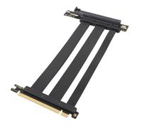 PCI E 4.0 X16 Riser Cable, 128Gbps High Speed GPU Extension Riser Cable, PCB Extension Card Port 90 Degree Adapter, Compatible with 4090, 8900 PCIE 3.0, 2.0, and 1.0. Plug and (50cm)