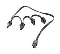 PCI-e 6Pin Male 1 to 4x Molex 4Pin Power Supply Cable Port Multiplier for CORSAIR RMx Series RM1000x RM850x RM750X RM650x RM550x