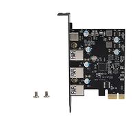 PCI E Expan Card to USB3.0 Type C 5Gbps A, 3 Ports USB3.0 1 Port TYPE C, PCIEx1/x4/x8/x16 Slot, Speed Data Transfer Up to 5Gbps, Compatible with